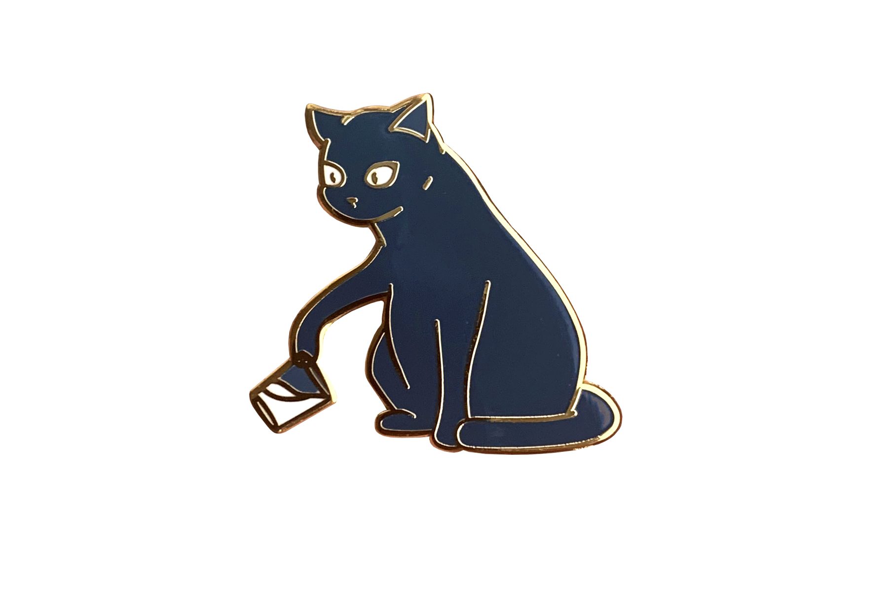 Bounty the Cat enamel pin